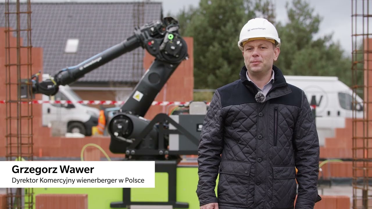Budowa przyszłości - Robot murujący WLTR na pierwszej budowie w Polsce – Koronowo