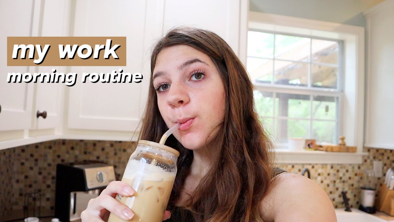 My work morning routine!
