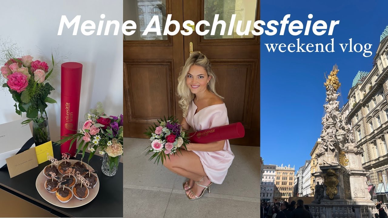 VLOG: Abschlussfeier Uni Wien, Family Time, Vienna vibes|| Sabrina