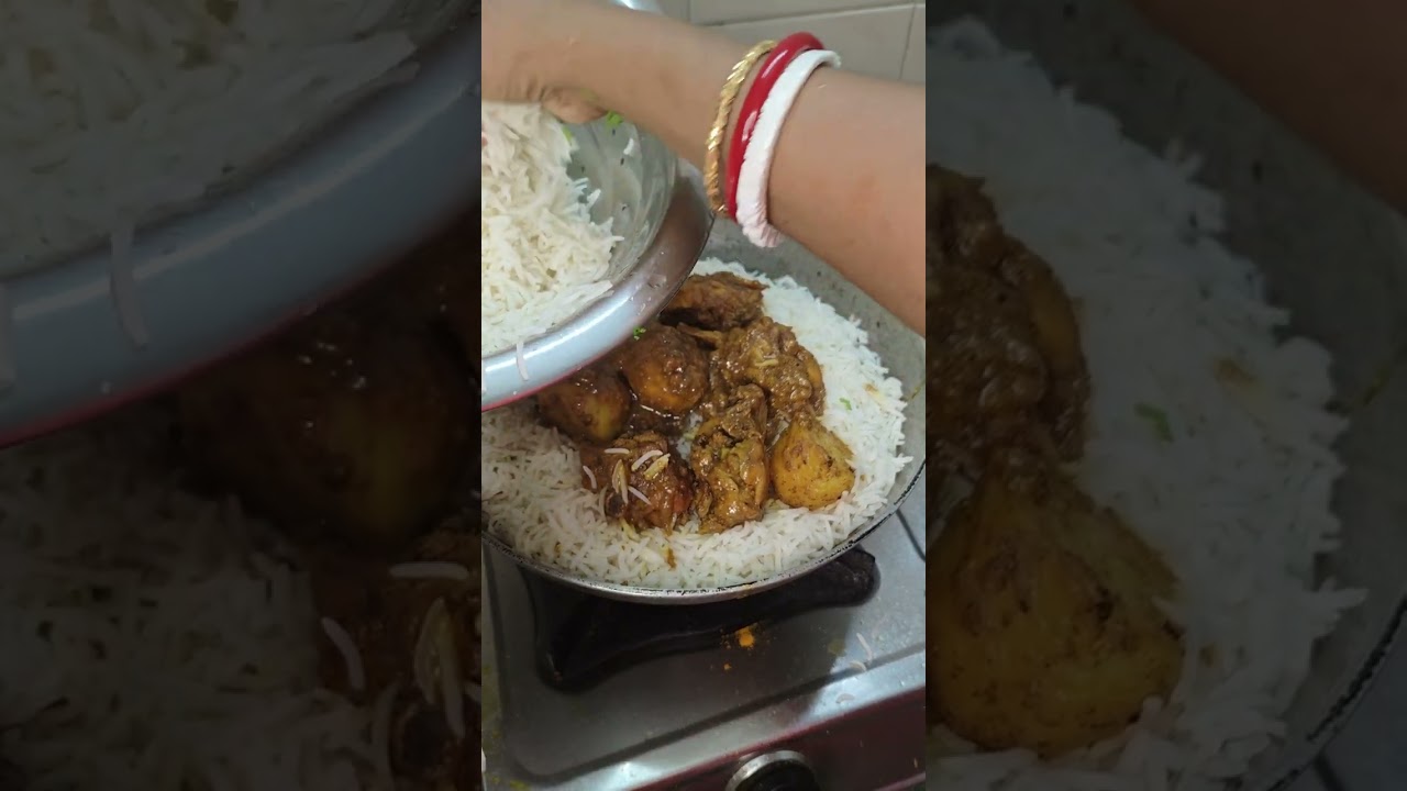 চিকেন বিরিয়ানি #food #recipe #cooking #mitali home kitchen