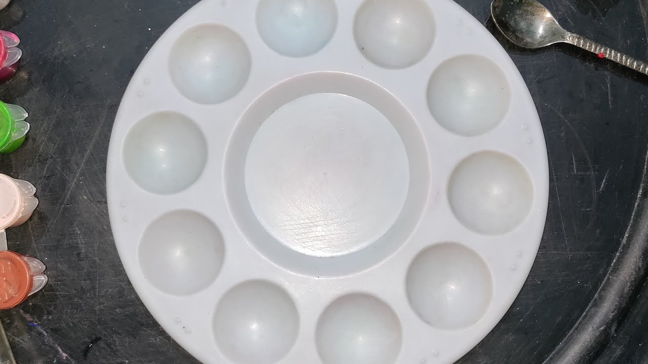 New Colour mixing palette #trending #viral #live 