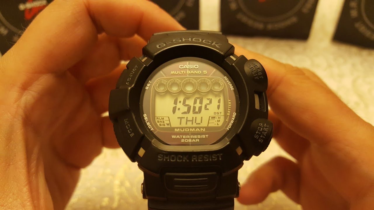 Casio G-Shock GW-9000A-1ER MUDMAN - recenzja i om&oacute;wienie funkcji [PL]