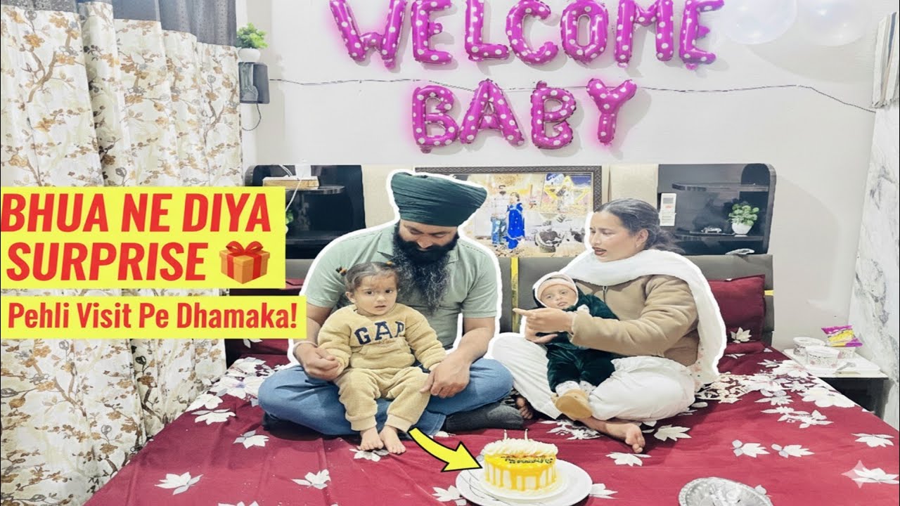 Meri Choti Kuri Di Pehli Bhua Ghar Visit | Full Family Day Vlog