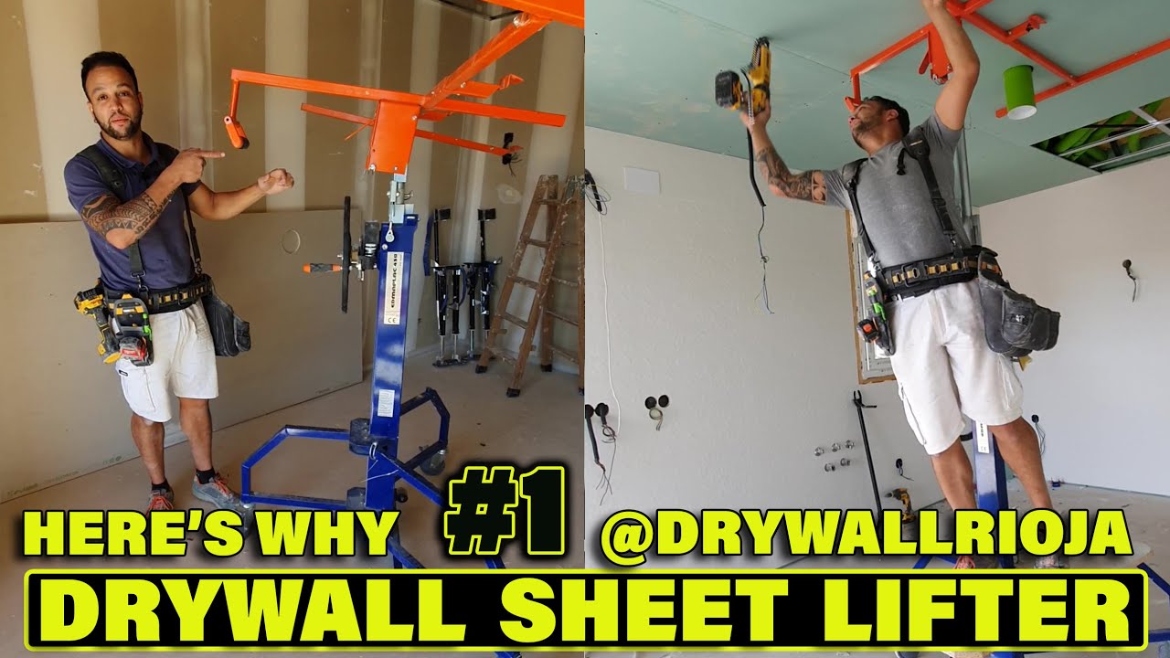 Drywall Construction Solo | EDMAPLAC Drywall Panel Sheet Lifter