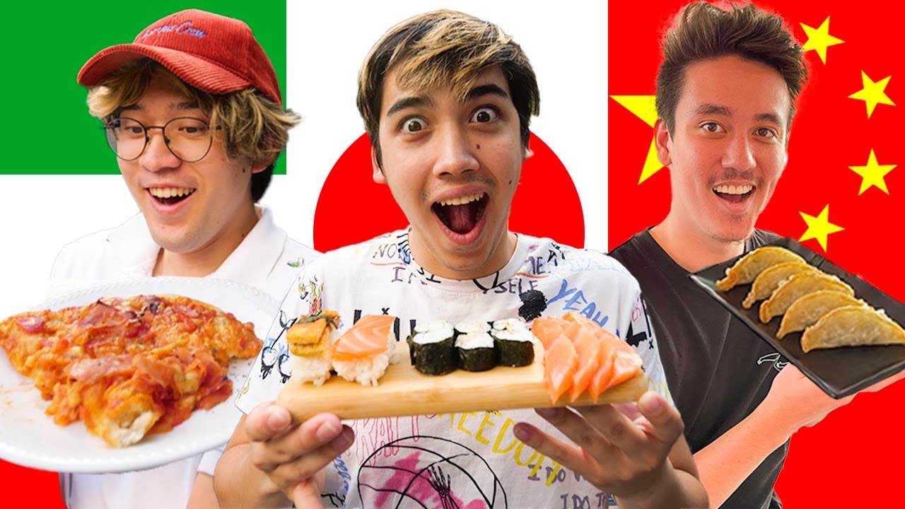 24時間くじで決めた国の食べ物しか食べれないチャレンジやってみた！