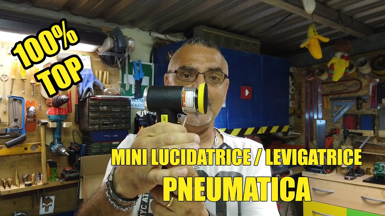mini lucidatrice levigatrice pneumatica