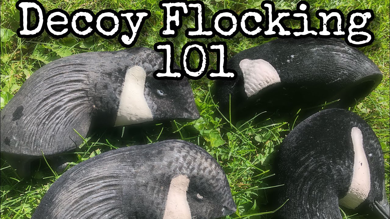 How to Flock Decoy Heads