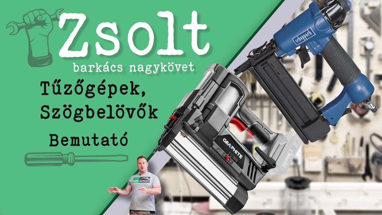 Tűzőgépek,Szögbelövők bemutatása
