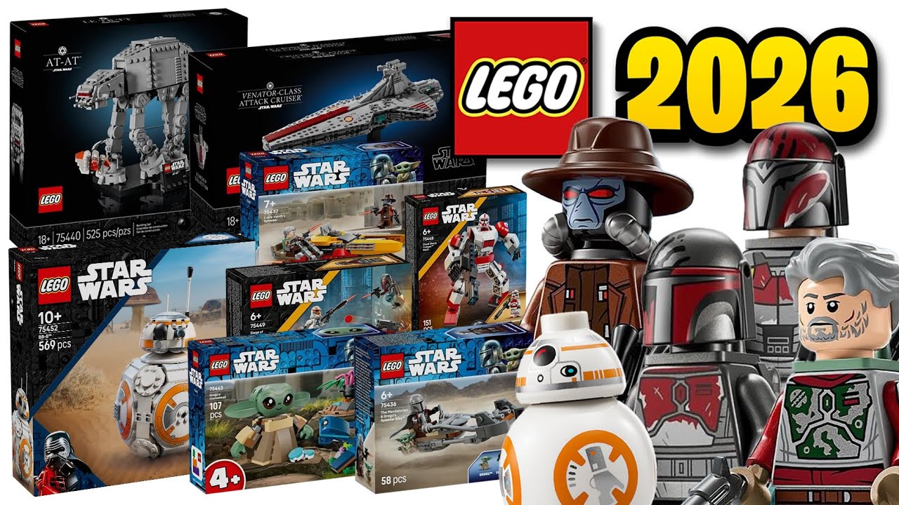 Наборы LEGO Star Wars 2026 официально представлены