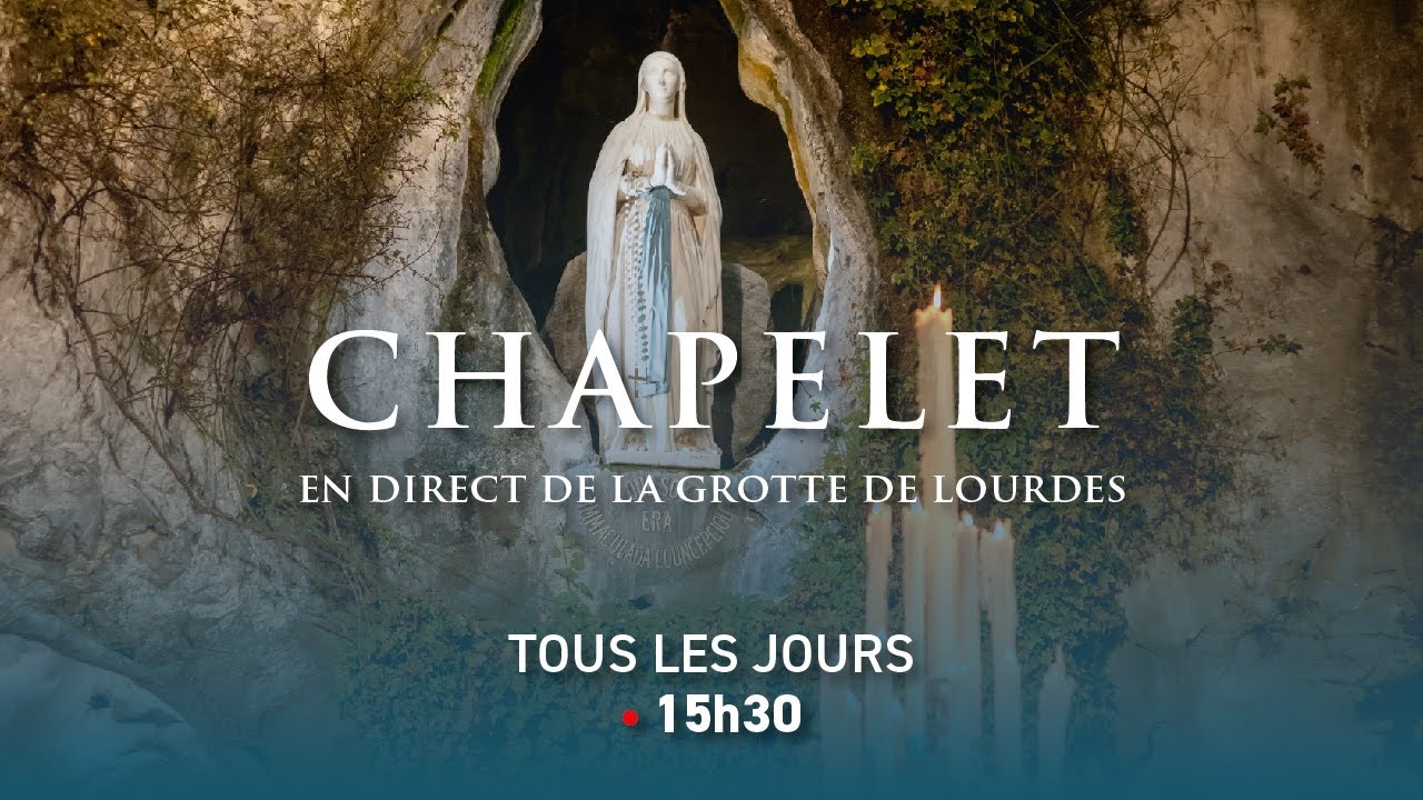 Le Chapelet depuis la Grotte de Lourdes - 17/01/2025