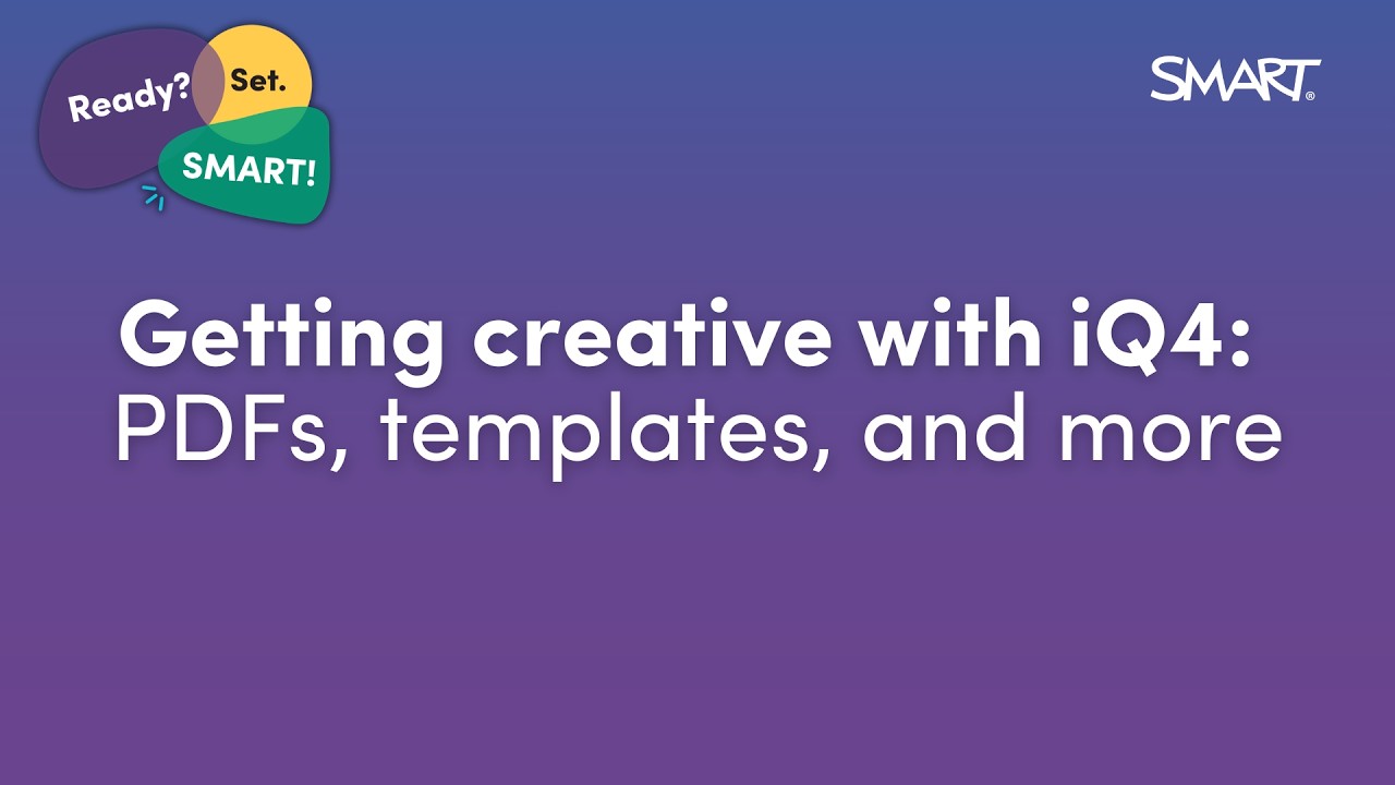 Getting creative with iQ4: PDFs, templates, and more