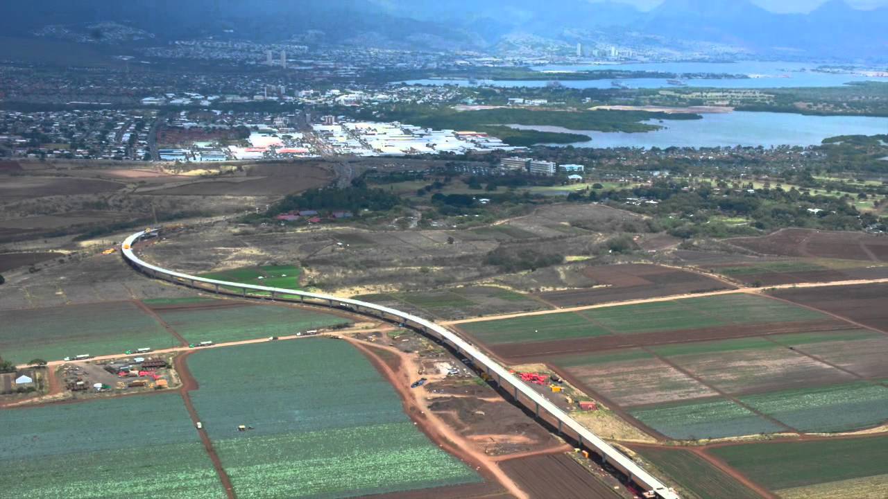Honolulu Rail Construction Progress - April 2015
