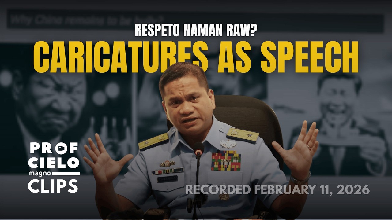 Caricature sa Speech? Respeto Naman!