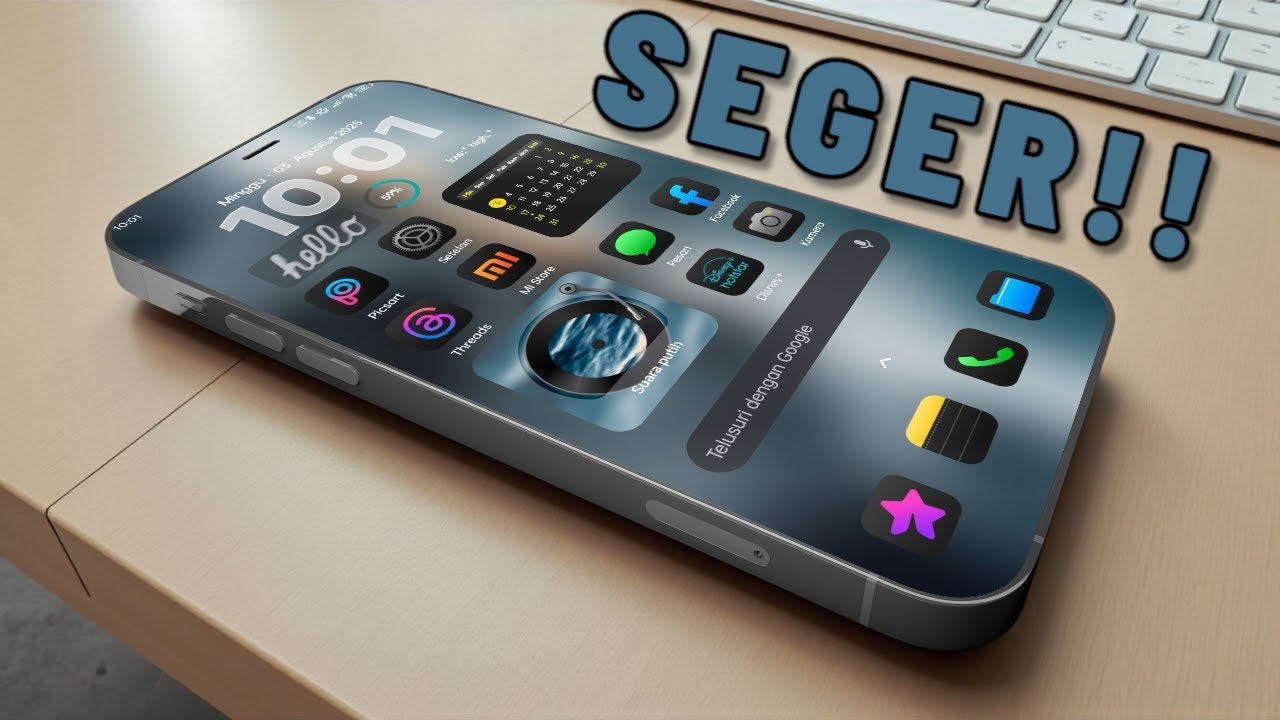 Tema Xiaomi HyperOS Rasa iPhone – Estetik, Tembus Akar & Sistem!