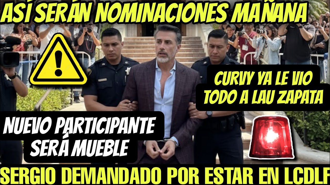 SERGIO DEMANDADO POR MORENA🔥ASÍ SERÁ NOMINACIÓN MAÑANA🔥CELINE LIDER🔥LA CASA DE LOS FAMOSOS 6 EN VIVO