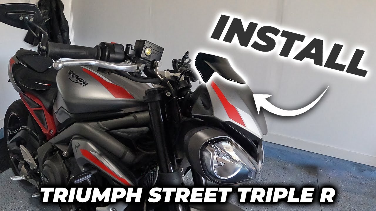 Wind Visor Installation - Worth It? | Triumph Street Triple R