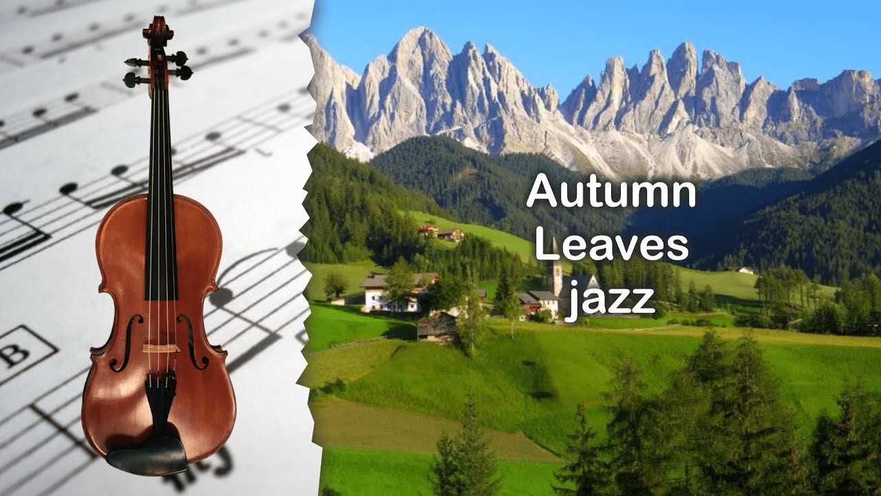 Partitura Autumn Leaves jazz Viola
