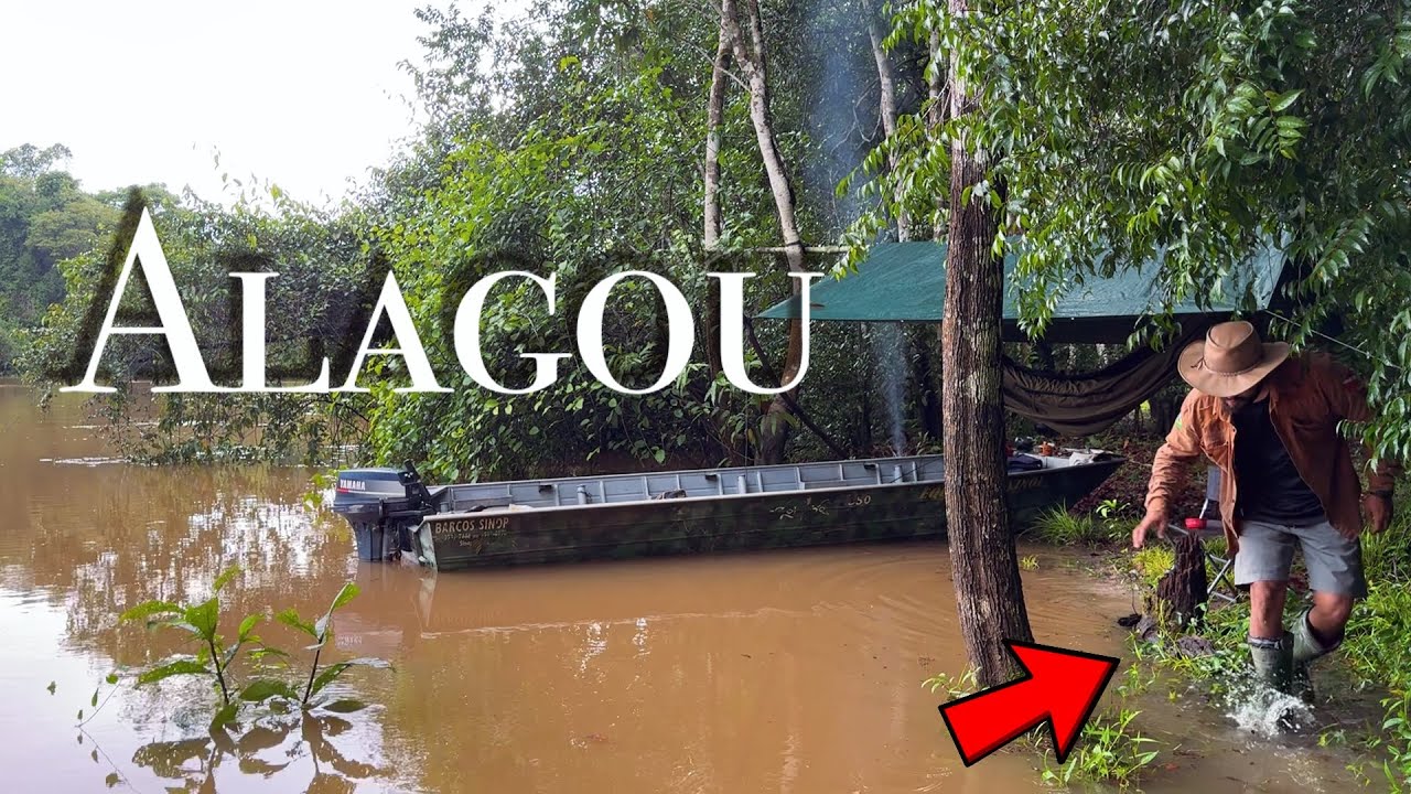 ALAGOU foi tudo! ACAMPAMENTO com muita CHUVA 🌧️ do início ao fim SOFRIMENTO foi grande😰 CACHARA 