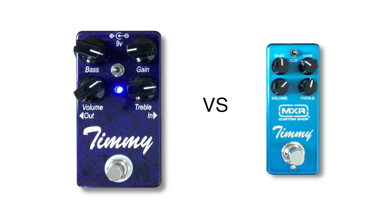 Original Timmy vs MXR Timmy Overdrive