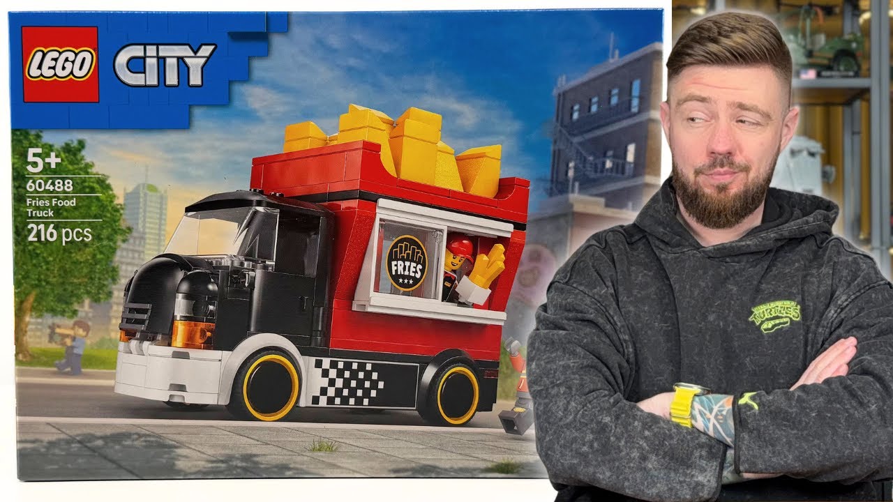 FOOD TRUCK Z FRYTKAMI 🍟 LEGO CITY 60488 RECENZJA