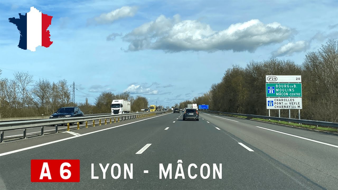 France (F): A6 Lyon - Mâcon