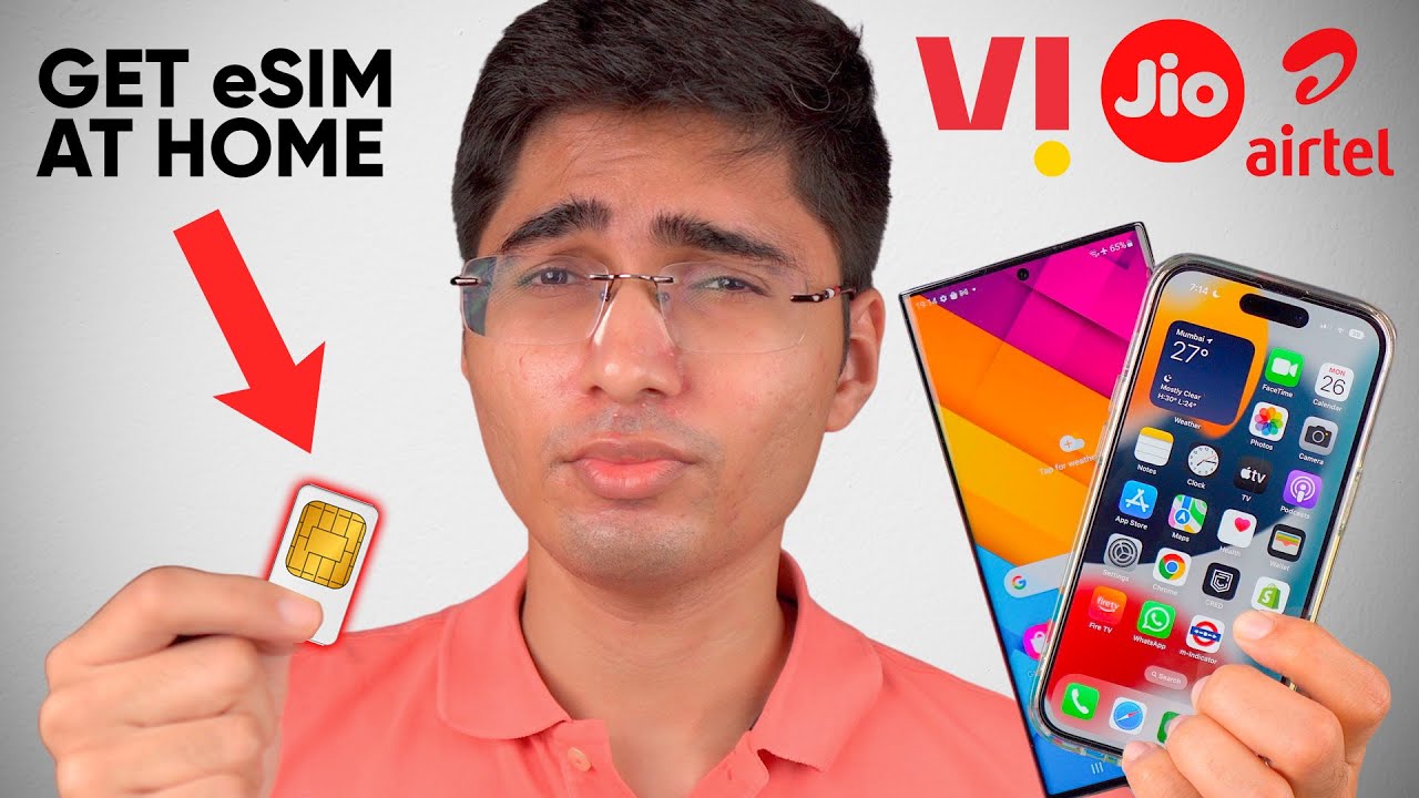 How To Convert SIM Card to eSIM at Home - Airtel, Jio, Vi eSIM Activation