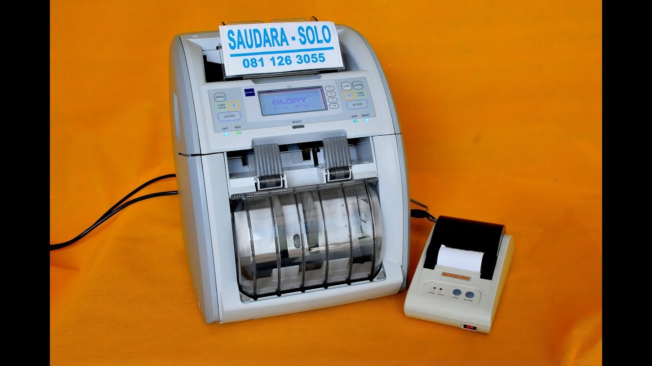 mesin hitung uang GLORY GFS 120 S ( saudara solo )