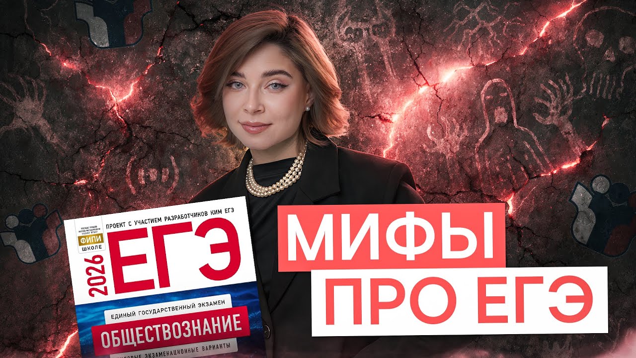 Мифы про ЕГЭ, которые мешают готовиться | Обществознание ЕГЭ с Олей Вебер | 2026 | СМИТАП