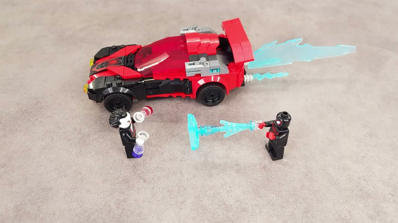 SET LEGO MARVEL 76244 MILES MORALES VS MORBIUS