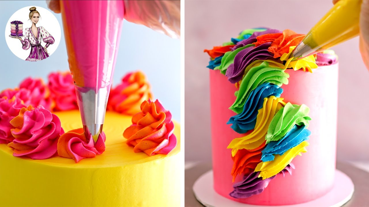 10 + Wilton 1M Piping Techniques | Beautiful Piping Tip Nozzle Ideas!