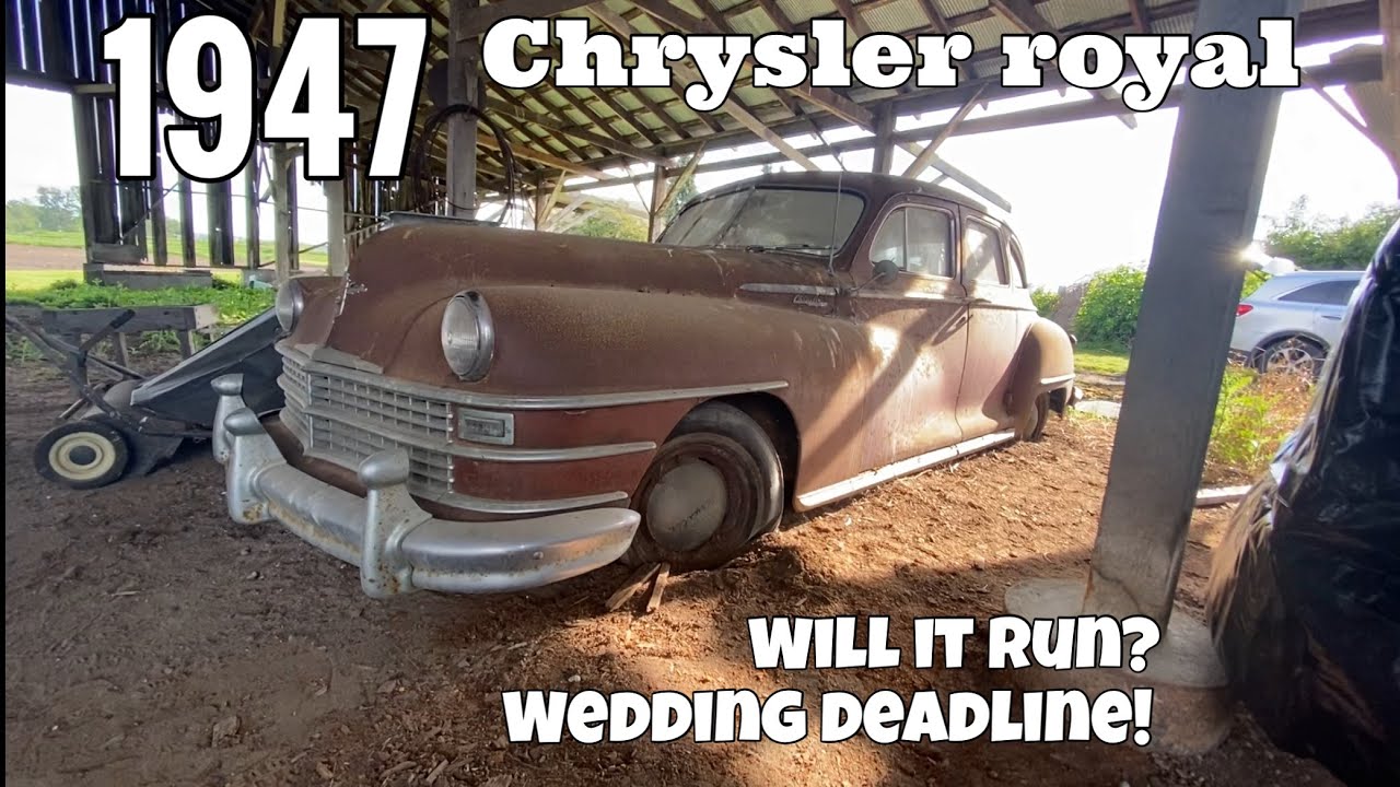 Will it Run? 1947 Chrysler Royal barn find!