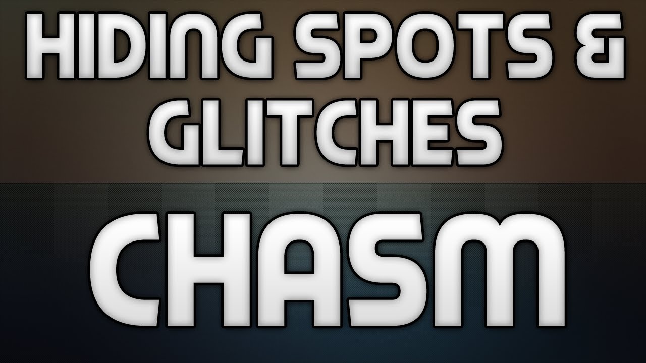Hiding Spots + Glitches on Chasm! (Call of Duty: Ghosts)