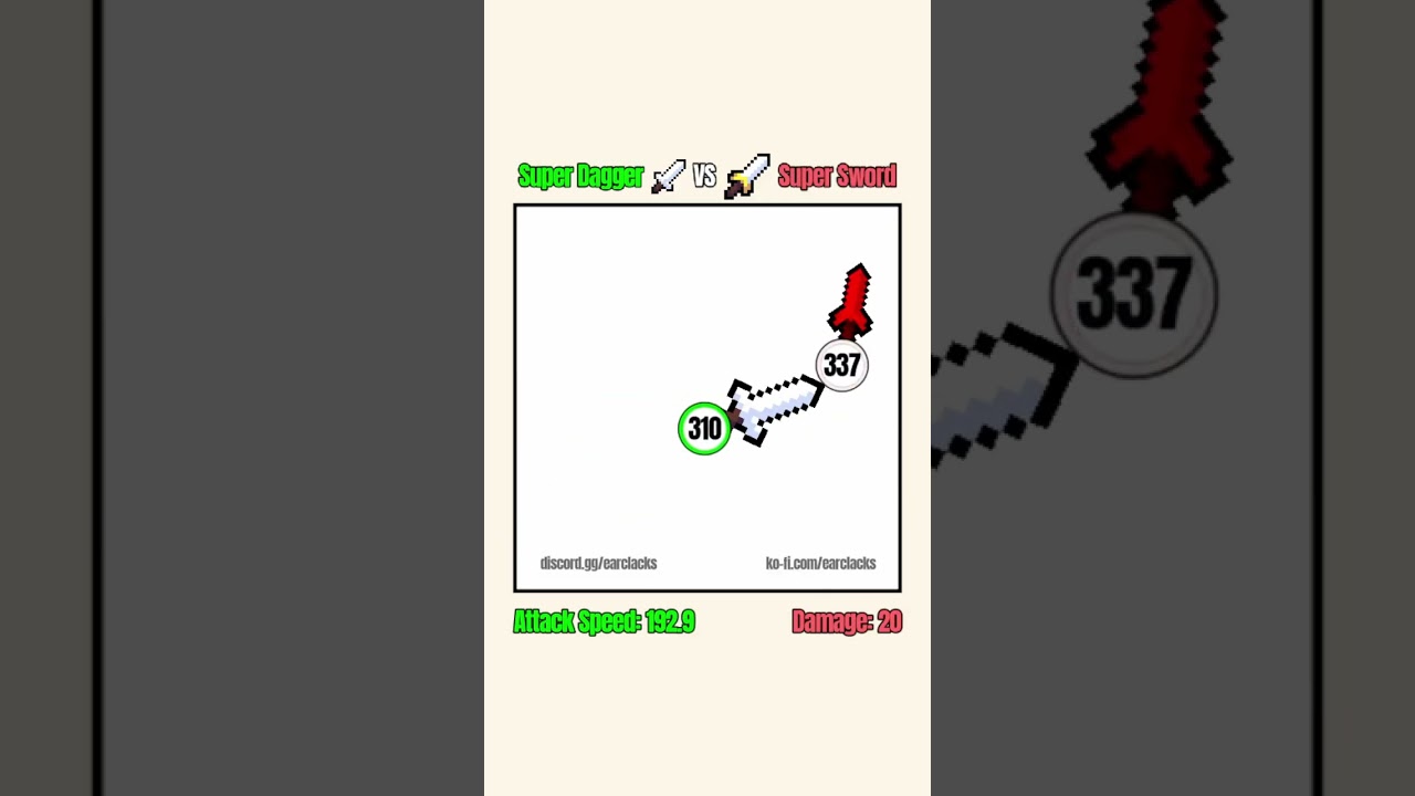 Super Dagger 🗡️ VS ⚔️ Super Sword