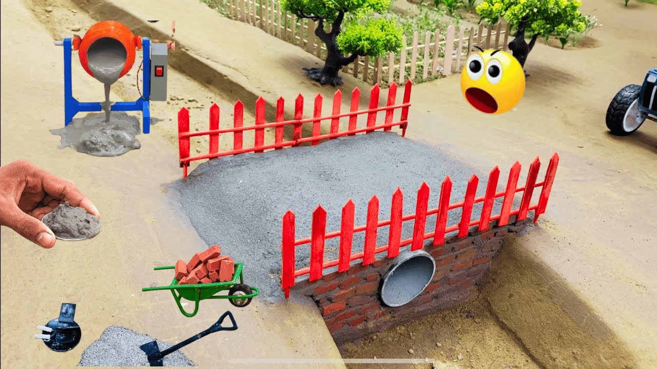Diy diorama making mini motor water pump science project @SanCreator1