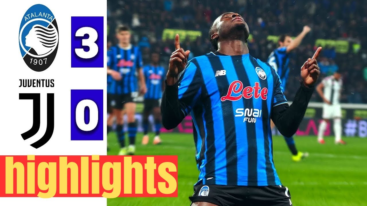 Atalanta Juventus 3-0 highlights / coppa italia 2025/26