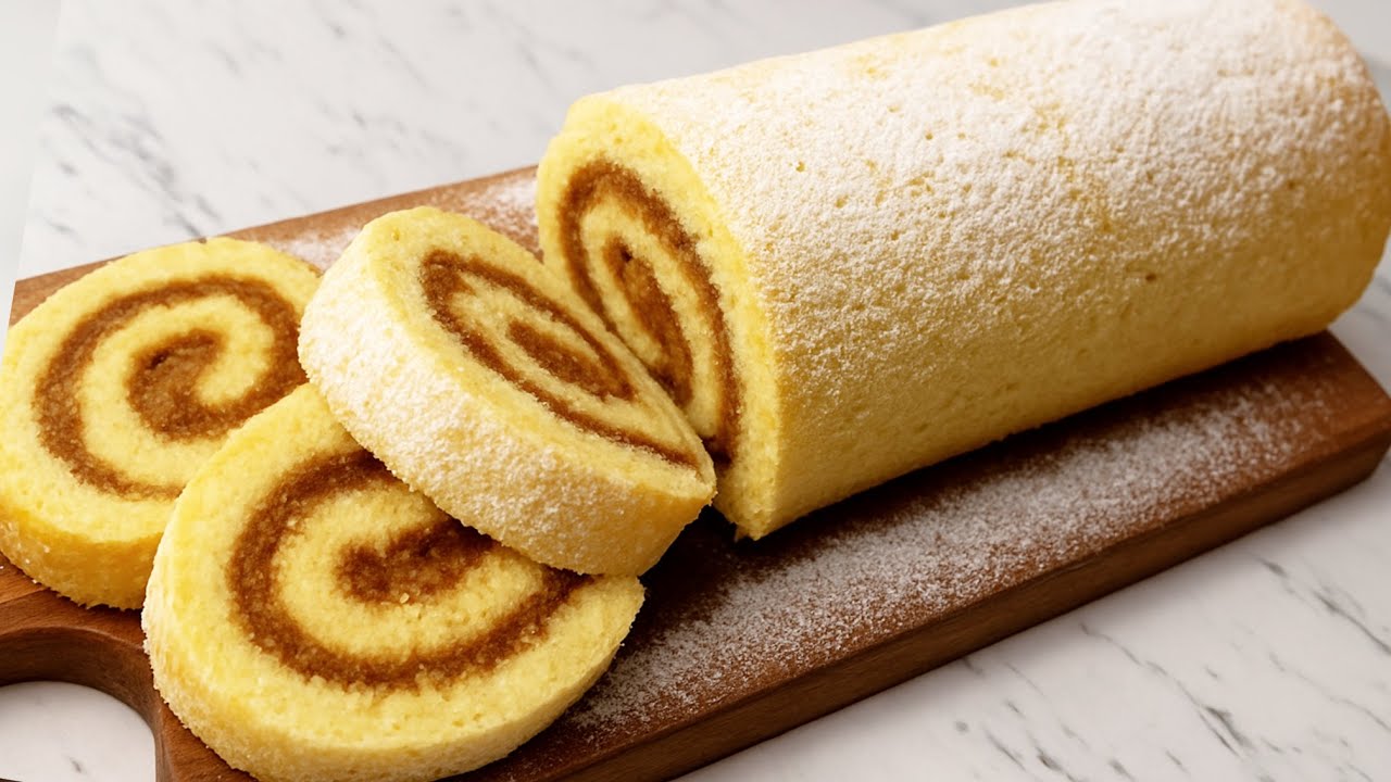 Apple Cinnamon Swiss Roll in Minutes | Easy & Festive Christmas Dessert