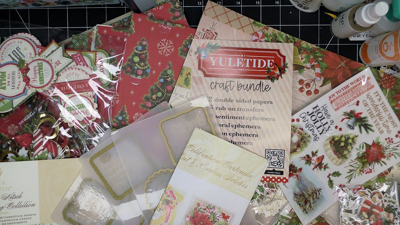 HSN July Craft Day Haul, Part 2! ft. Anna Griffin Christmas Kitsch & LDRS Creative Vintage Yuletide!