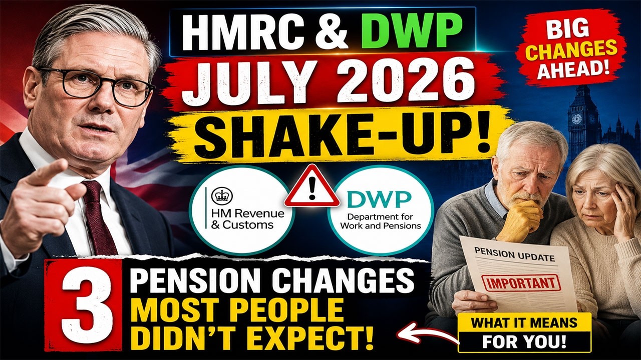 HMRC & DWP July 2026 Shake Up 3 Pension Changes Most People Didn't Expect
