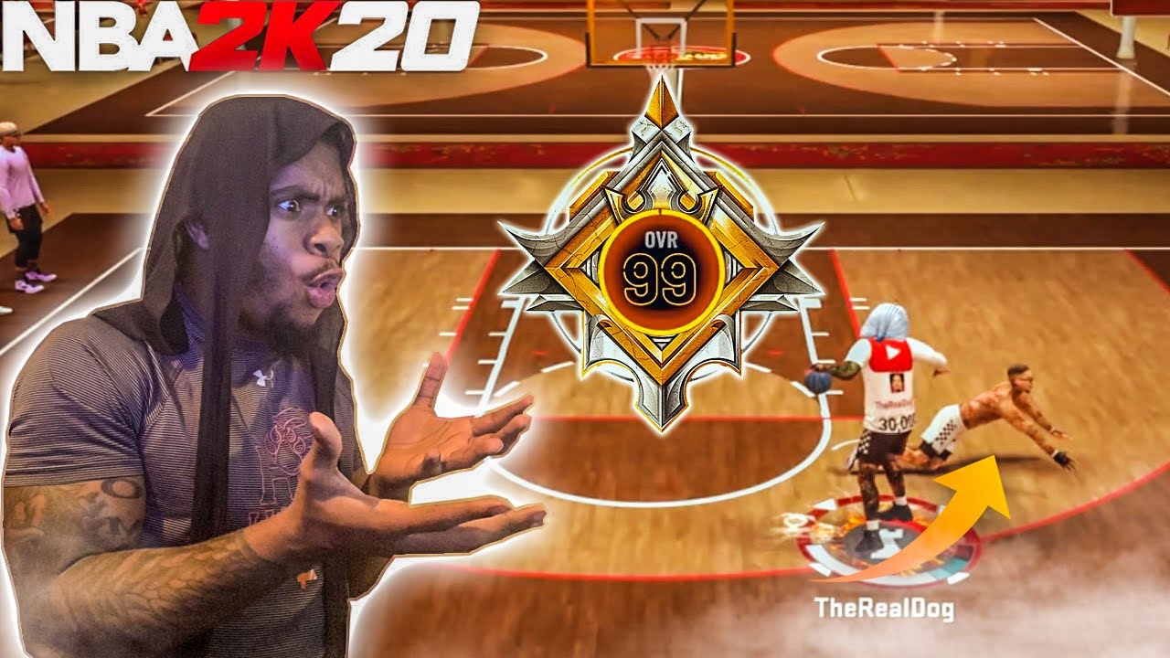 I HIT 99 OVERALL on my LEGEND PLAYMAKING GLASSCLEANER on NBA 2K20 and this happened...
