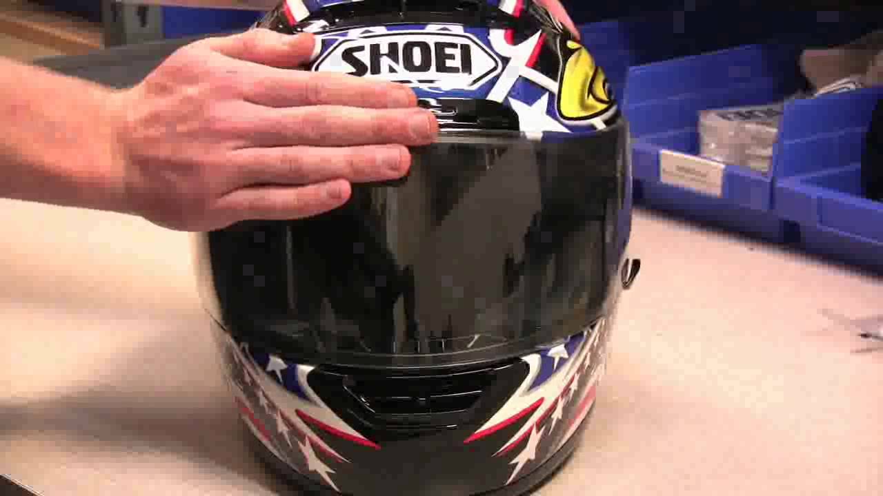 SHOEI Helmet Face Shield Installation