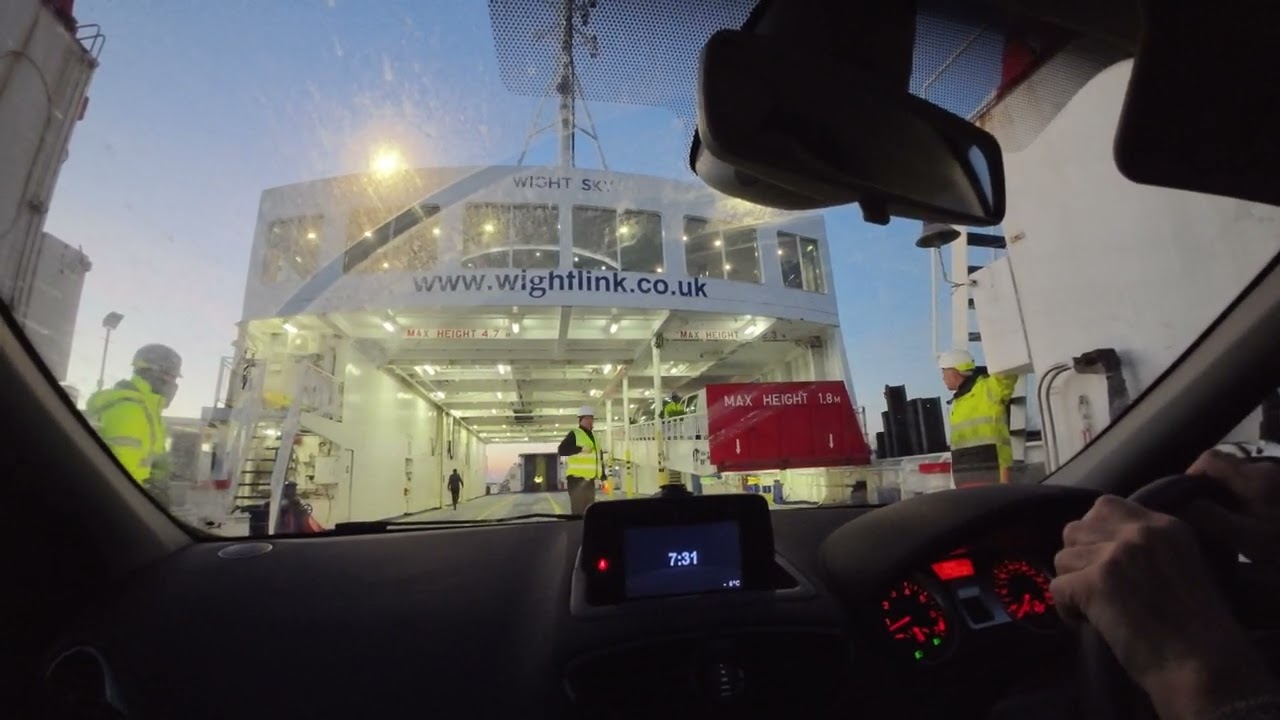 Lymington Ferry and approach