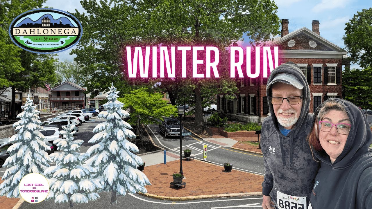 Winter Run in Dahlonega, Georgia | Freezing Morning Race & Small Town Charm