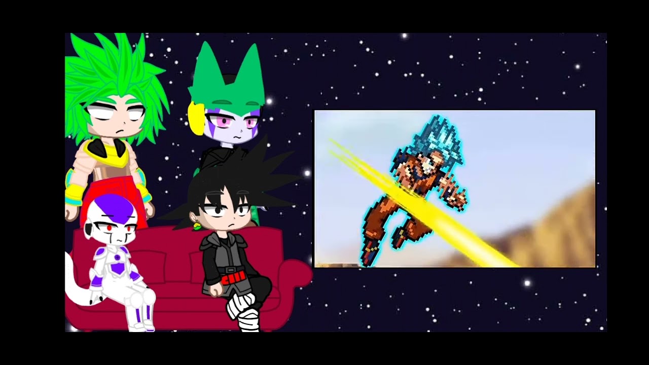 react to sonic and shadow vs goku and vegeta