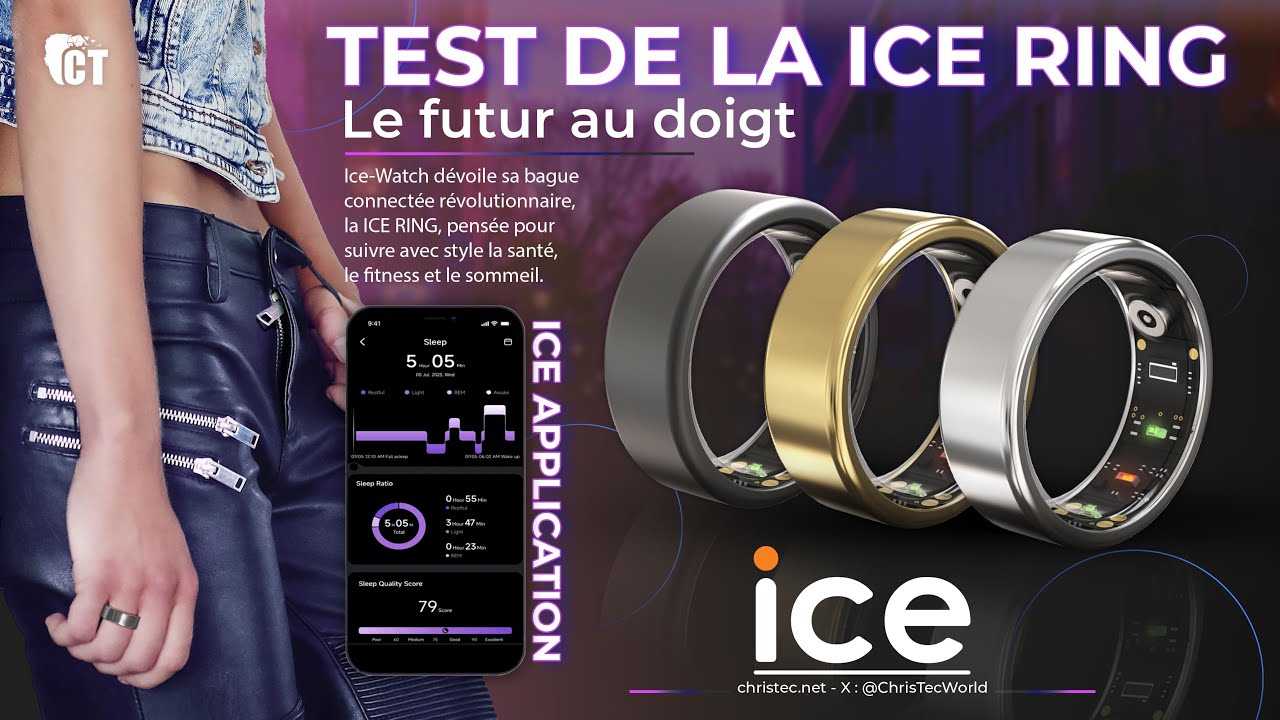 ➡️Test de la ICE Ring - La bague connectée de ICE Watch qui suit votre santé !!