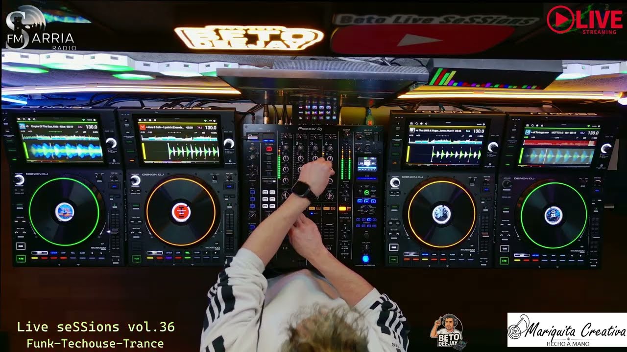 Beto Live SeSSions Vol.36 Funk-Techouse-Trance Denon DJ SC6000 Pioneer DJM A9