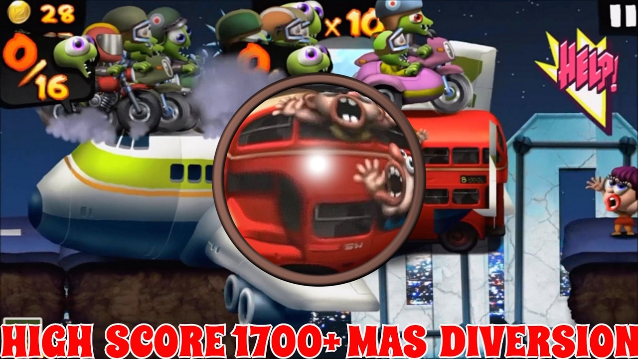 Zombie Tsunami Cientos de Ninja 'está en la Pantalla High Score 1700+ and más diversión