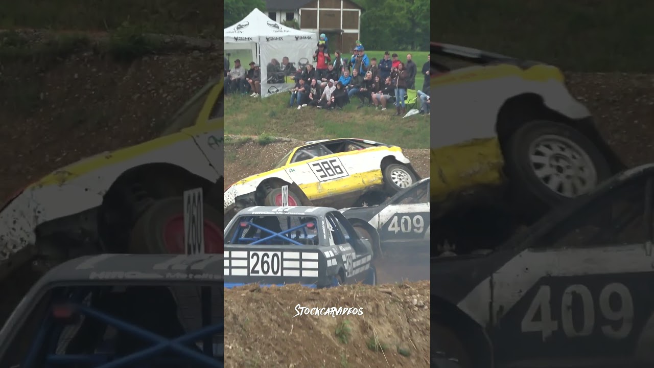 Saisonstart in Hofkirchen! Der Boden bebt und ein Allrad fliegt 🔥#stockcar #car #motorsport #action