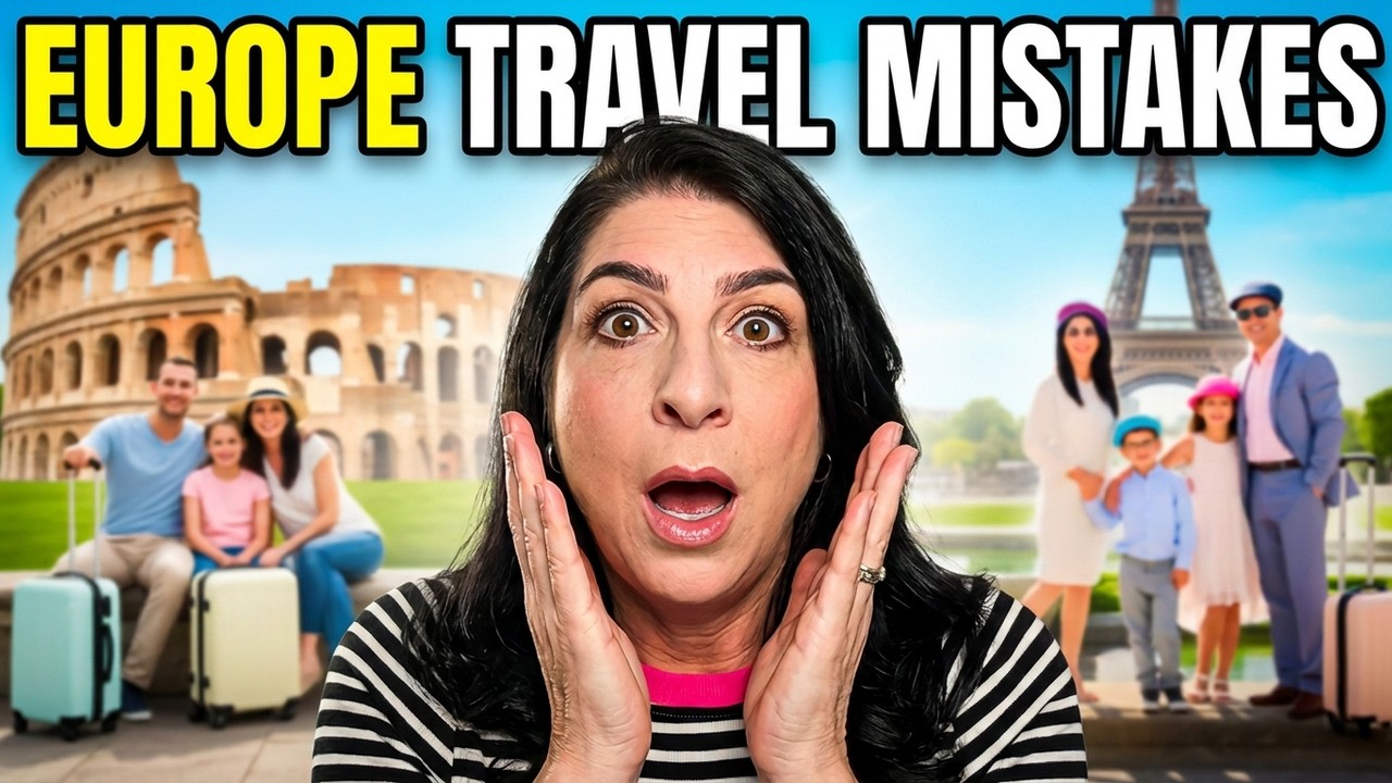 🚫 Five BIGGEST Mistakes Families Make When Traveling to Europe! #traveltips #familytravel
