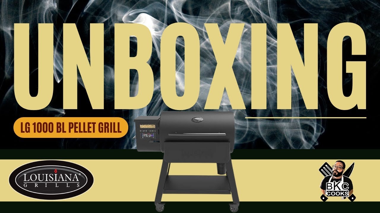 I Just Got A New Pellet Grill! | Unboxing The Louisiana Grills LG 1000 BL Pellet Grill