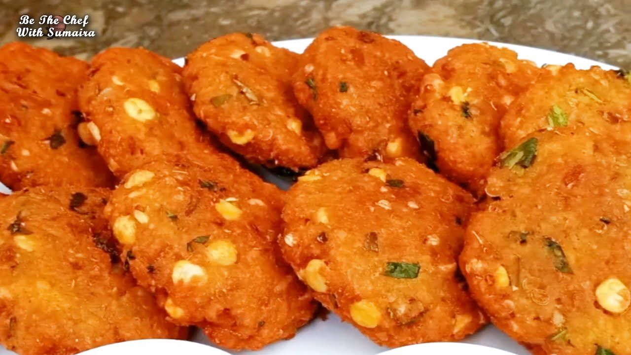 Dal Chana Pakora Kabab Recipe | Food Street Snacks Recipe | Iftar Pakoda Recipe